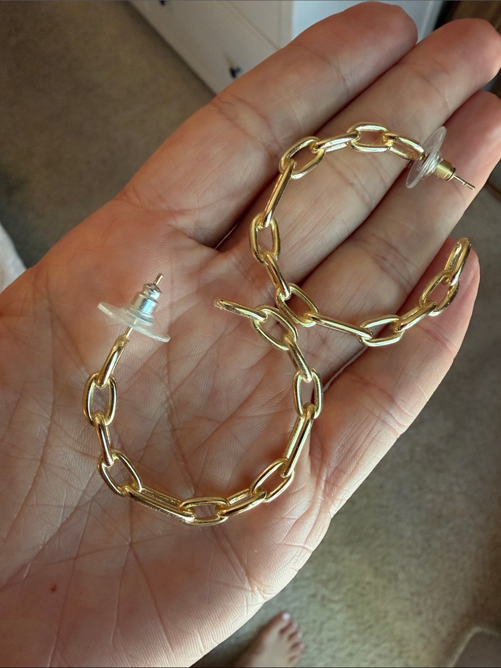 Kendra Scott Gold Chain Link Hoop Earrings - Women Jewelry